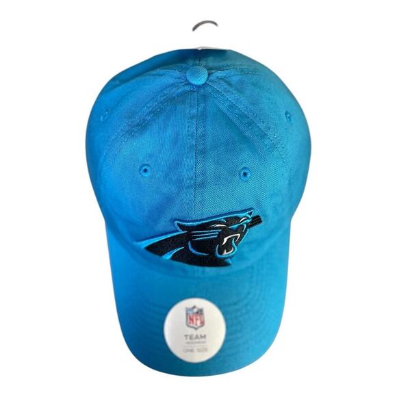 NWT NFL Apparel Carolina Panthers Football Adjustable Blue Hat OSFA - Picture 4 of 7
